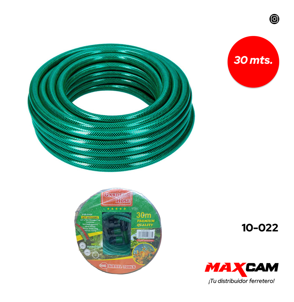 MANGUERA CUL x 30 MTS SET DE CONEXIONES DIESEL T 10-022
