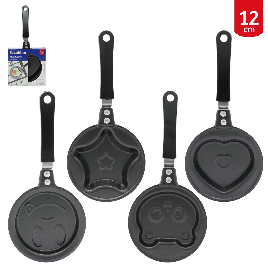 MINI SARTEN CON MOLDE 12CM EXCALIBUR 10-169