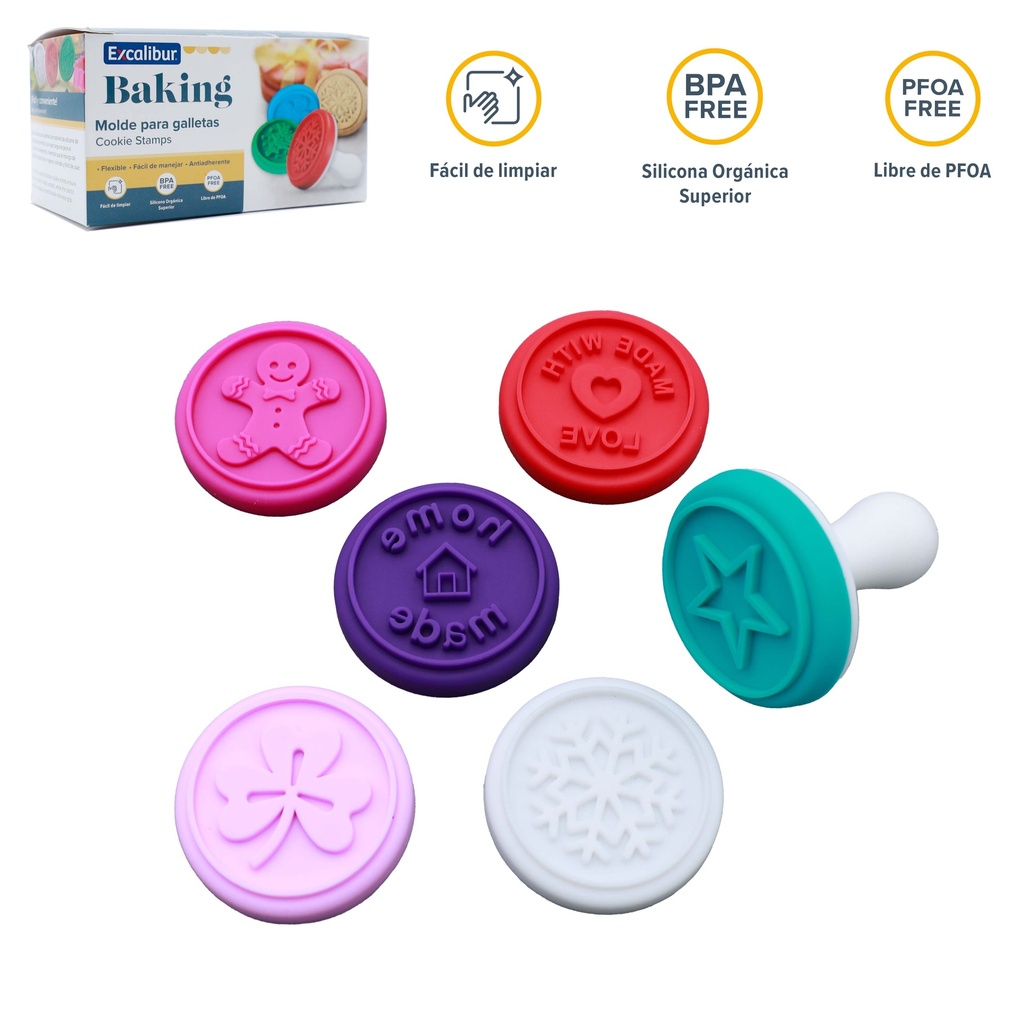 MOLDE PARA GALLETAS EXCALIBUR 10-161