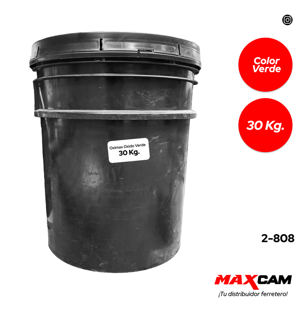 OXIDO P/PISO VERDE CUÑETE (30KG) OXIMAX 2-808