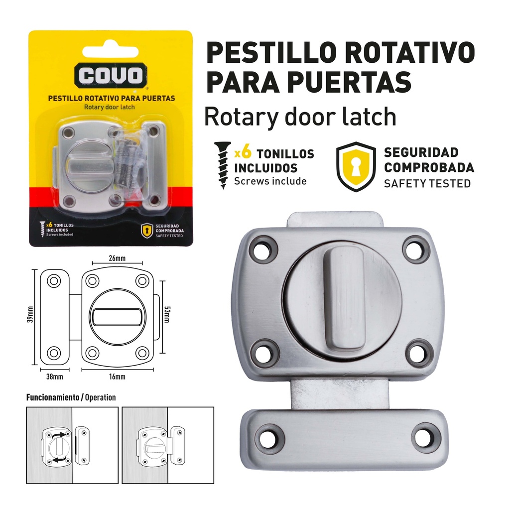 PASADOR MARIPOSA PLATA COVO 9-814