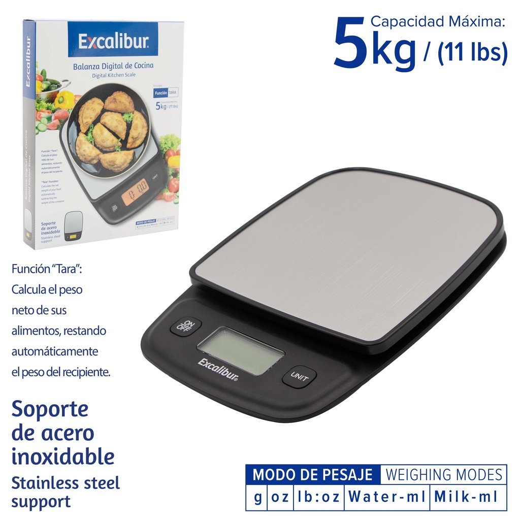 PESA DE COCINA EXCALIBUR 10-174