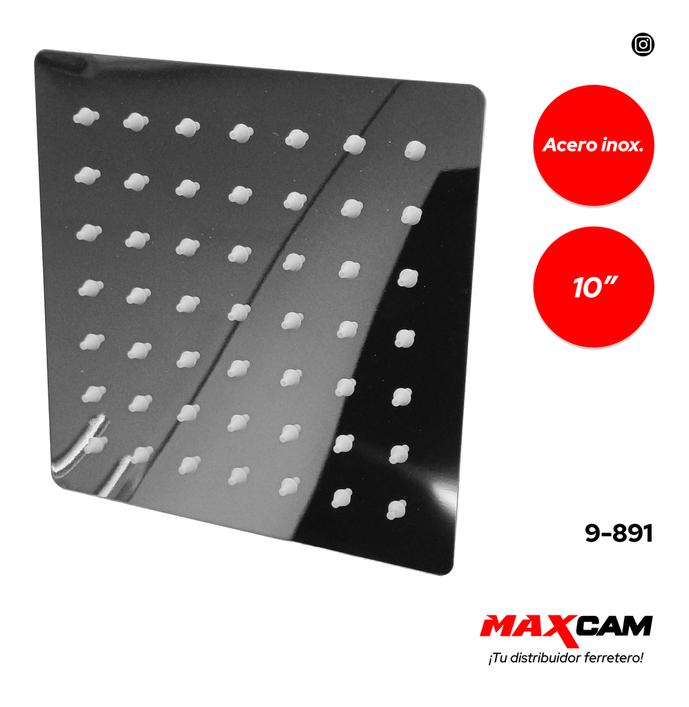 REGADERA CUADRADA 10" GRIMAX 9-891