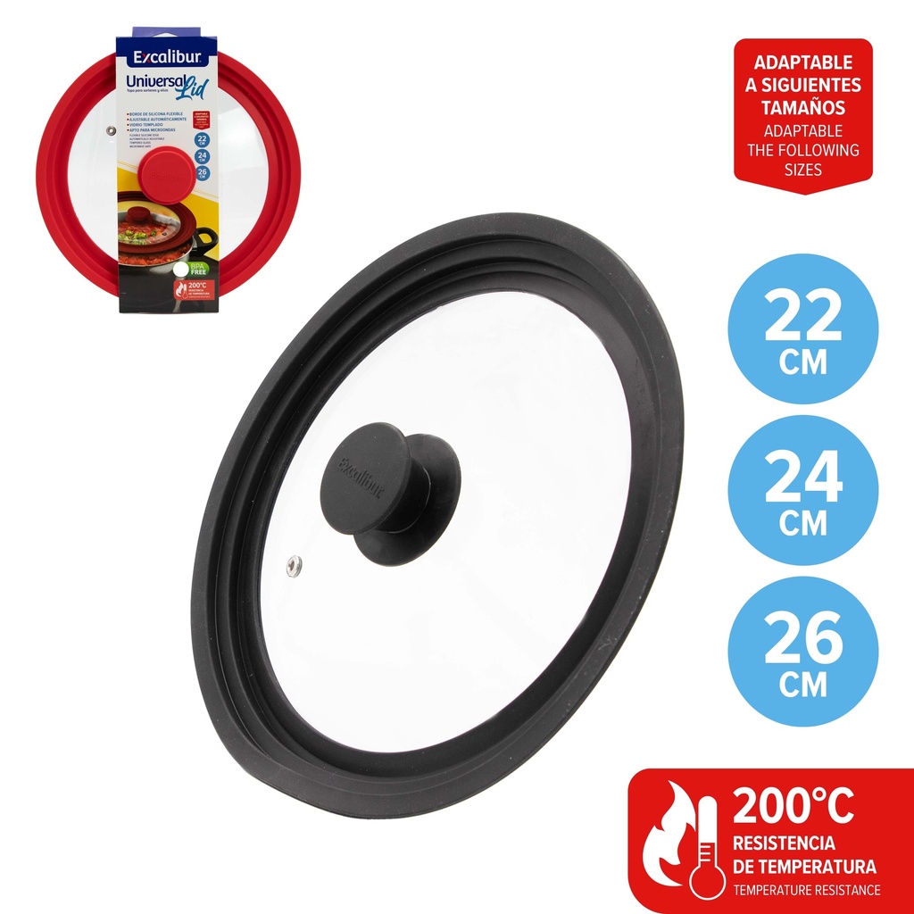 TAPA PARA SARTEN EXCALIBUR 10-164