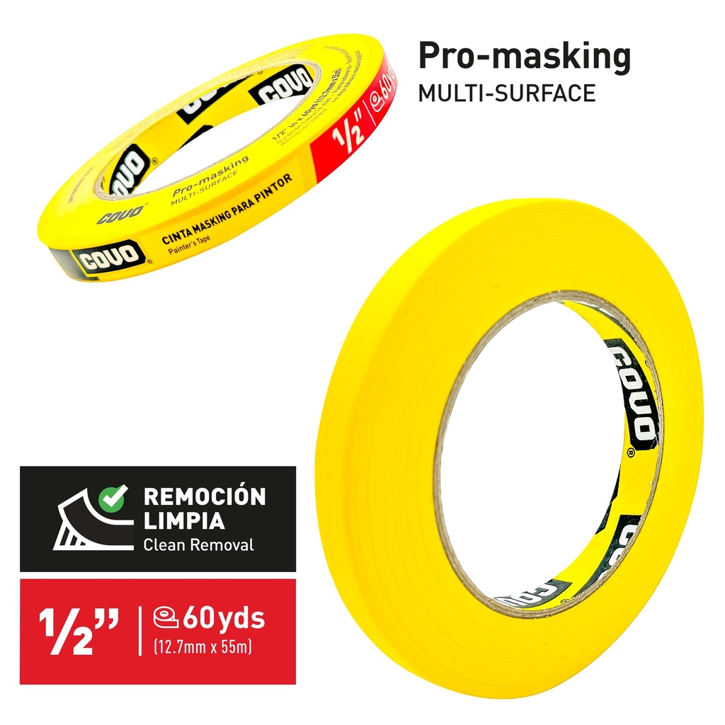TIRRO AMARILLO 1/2" x 55 MTS COVO 9-834
