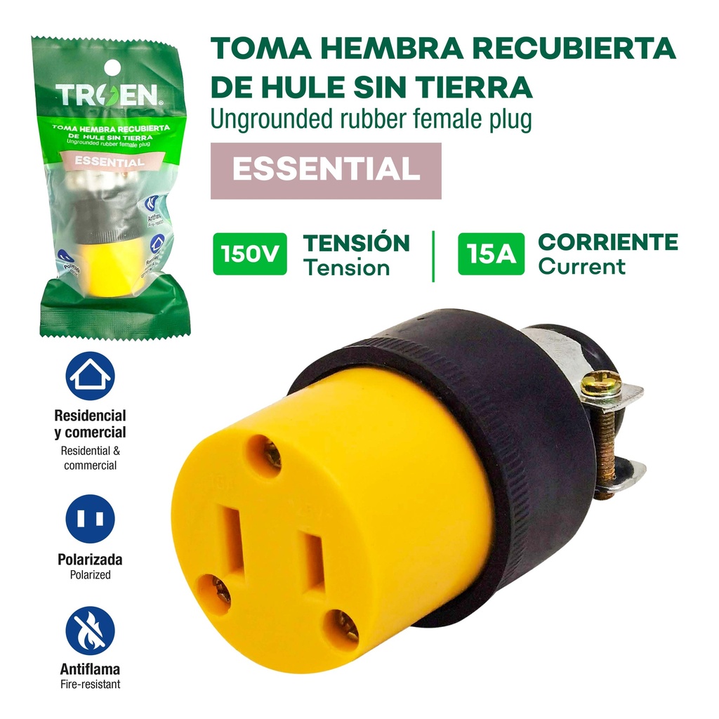 TOMA VINIL GOMA 2P TROEN 10-123