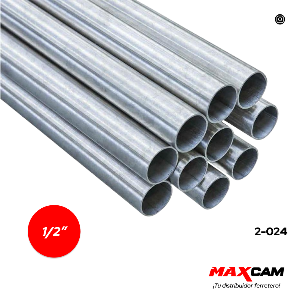 TUBO EMT 1/2" x 3M 2-024