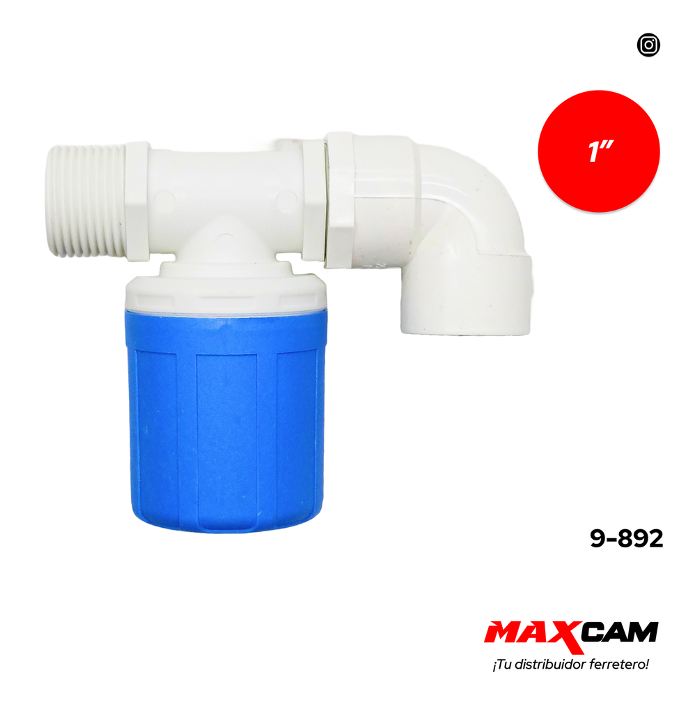 VALVULA DE CONTROL 1" P/TANQUE GRIMAX 9-892