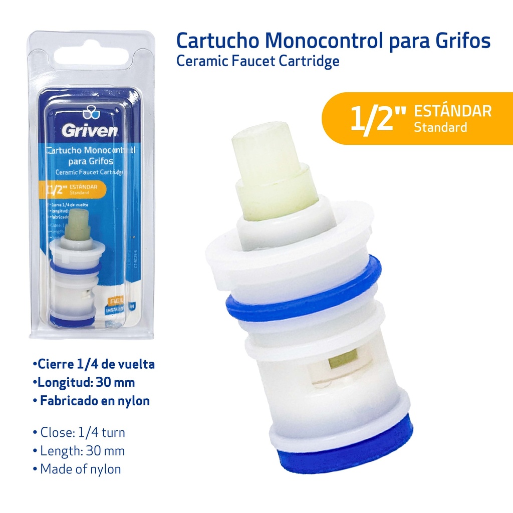 VASTAGO MONOMANDO 30MM GRIVEN 10-231