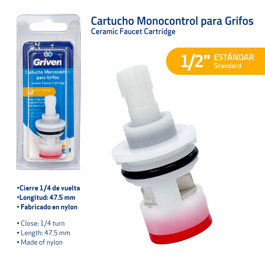 VASTAGO MONOMANDO 47.5MM GRIVEN 10-229