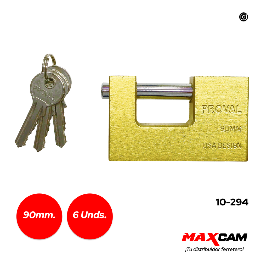 CANDADO ANTICIZALLA 90MM DIESEL TOOLS 10-294