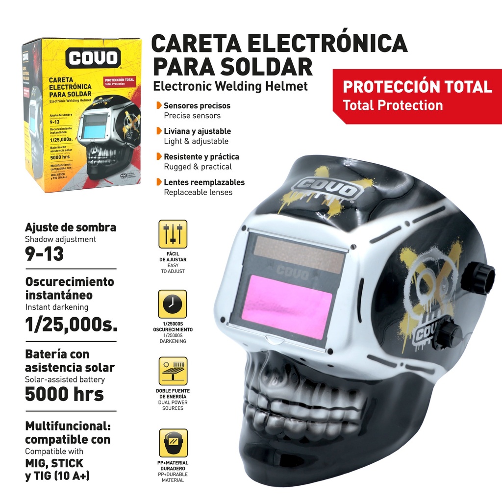 CARETA P/SOLDAR AUTOMATICA COVO 10-276