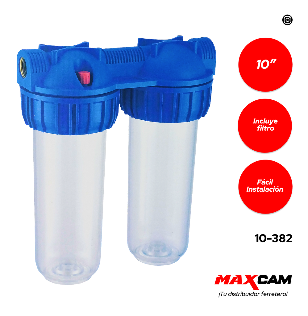 FILTRO DE SEDIMENTOS DOBLE GRIMAX 10-382