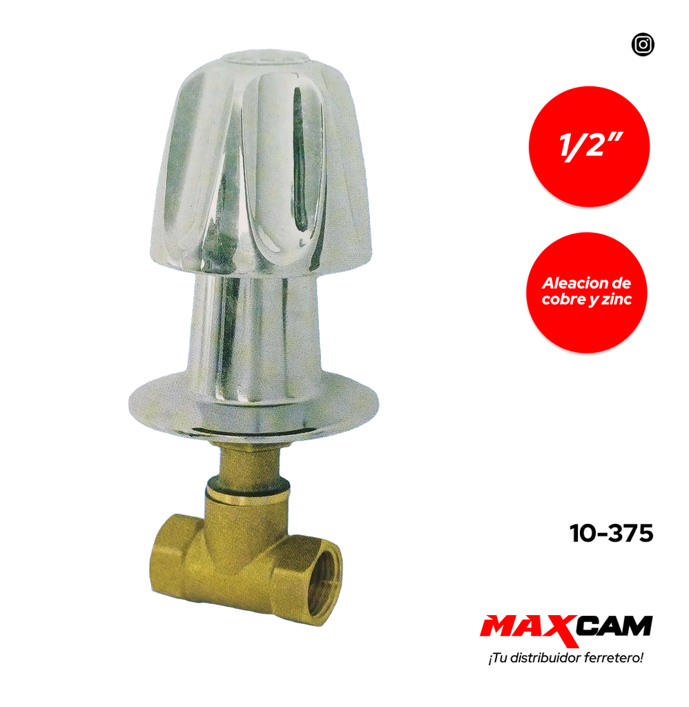 LLAVE P/DUCHA INDIVIDUAL x 1/2 BRONCE GRIMAX 10-375
