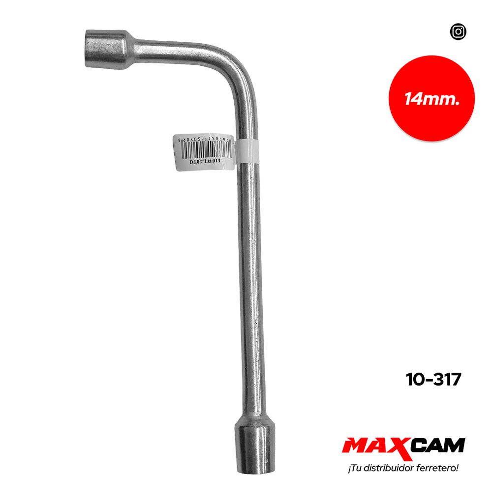 LLAVE TIPO L 14MM DIESEL TOOLS 10-317