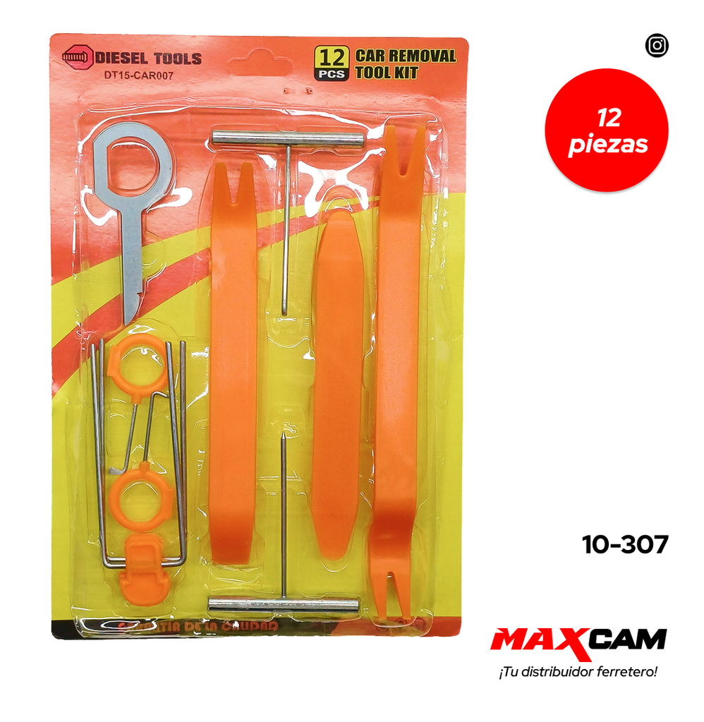 SET REMOVEDOR P/CARRO 12 PCS DIESEL TOOLS 10-307