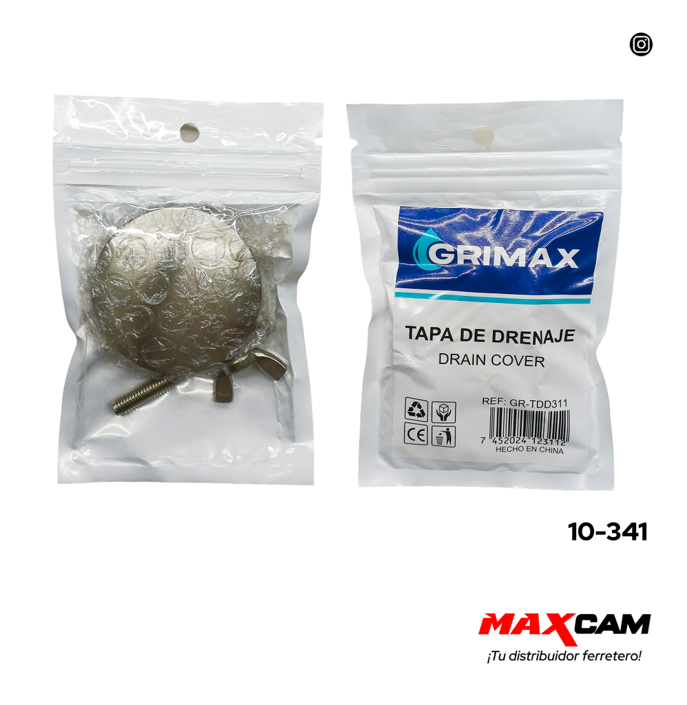 TAPA HUECO P/FREGADERO GRIMAX 10-341