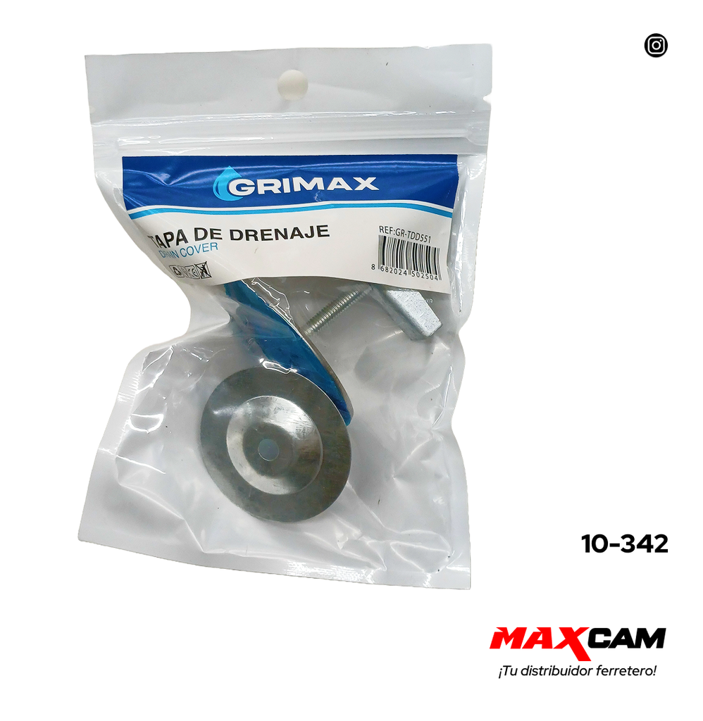 TAPA HUECO P/FREGADERO GRIMAX 10-342