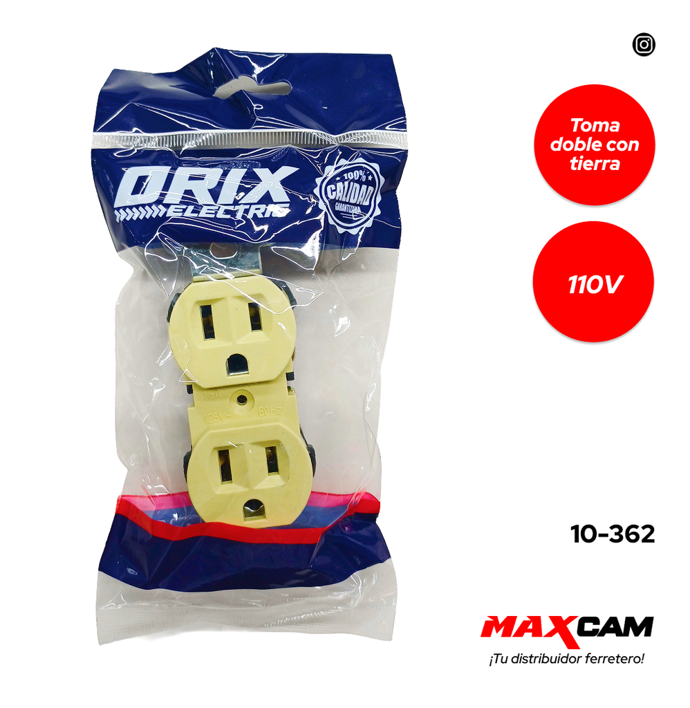 TOMA DOBLE 270 BEIGE ORIX 10-362