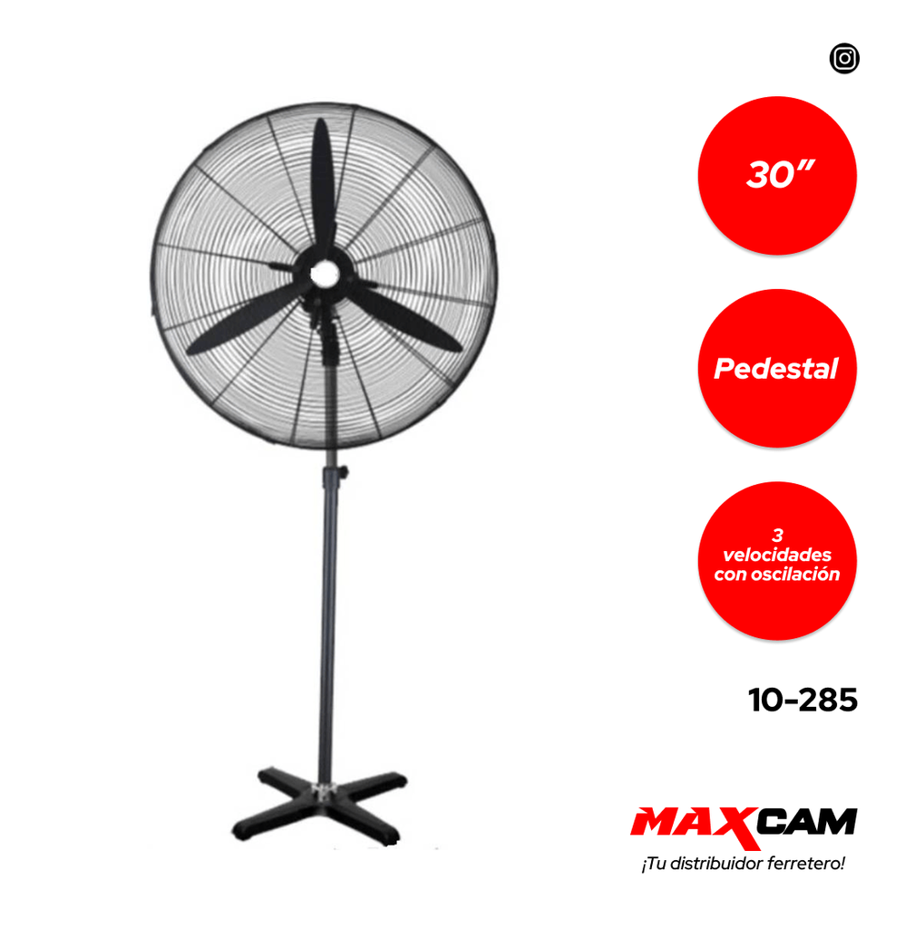 VENTILADOR INDUSTRIAL 30" POLUX 10-285