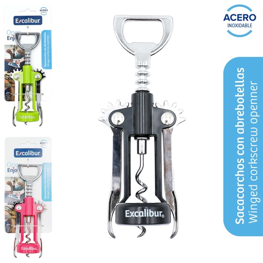 [10-585] SACACORCHOS MULTIFUNCIONAL EXCALIBUR 10-585