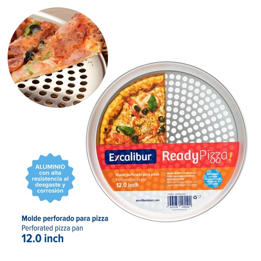 [10-685] BANDEJA MOLDE PERFORADO EXCALIBUR 10-685