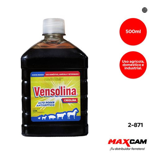 [2-871] CREOLINA VENSOLINA x 500 ML VENSOL 2-871