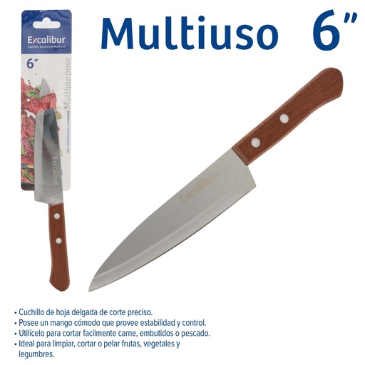 [10-660] CUCHILLO DE COCINA 6" EXCALIBUR 10-660