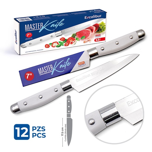 [10-571] CUCHILLO MULTIUSO 7" EXCALIBUR 10-571