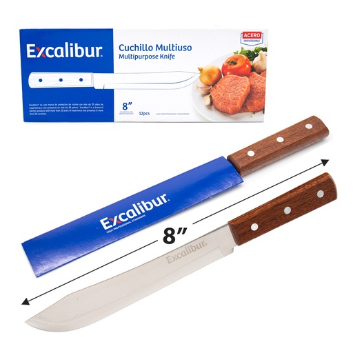 [10-732] CUCHILLO MULTIUSO 8" EXCALIBUR 10-732