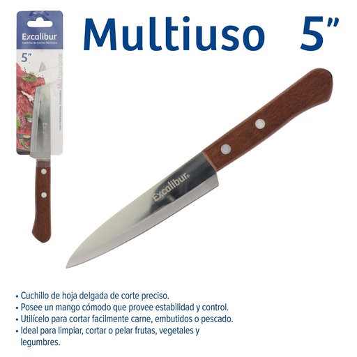 [10-611] CUCHILLO MULTIUSO 5" EXCALIBUR 10-611