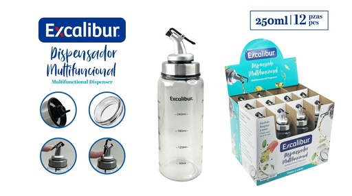 [10-523] DISPENSADOR DE ACEITE 250ML EXCALIBUR 10-523