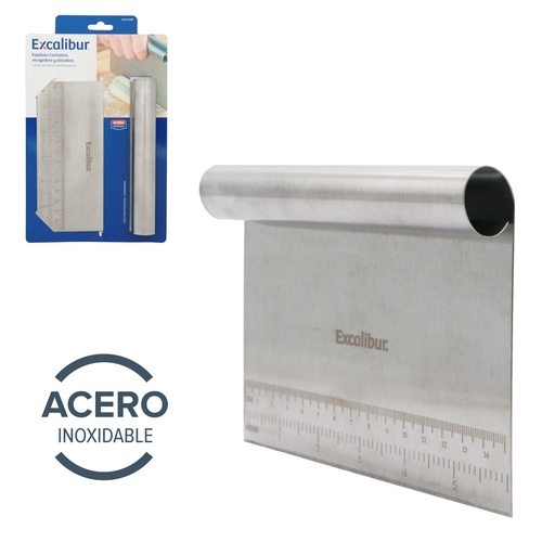 [10-560] ESPATULA P/COCINA CORTADORA ACERO INOX EXCALIBUR 10-560