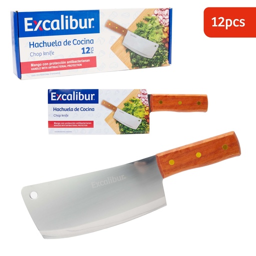 [10-564] HACHA PARA COCINA EXCALIBUR 10-564