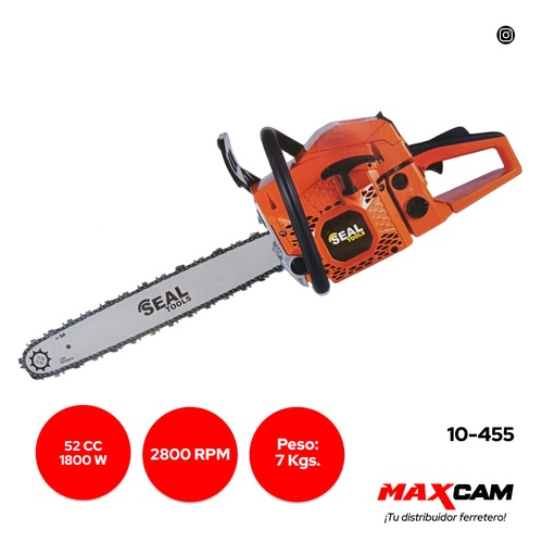 [10-455] MOTOSIERRA GASOLINA 52CC SEAL TOOLS 10-455