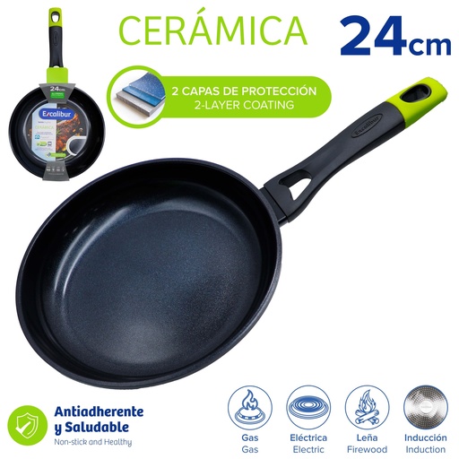 [10-637] SARTEN 24CM EXCALIBUR 10-637
