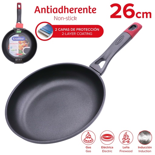 [10-615] SARTEN 26CM EXCALIBUR 10-615