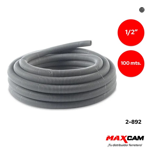 [2-892] TUBERIA FLEXIBLE EMT 1/2" x 100MTS DB 2-892