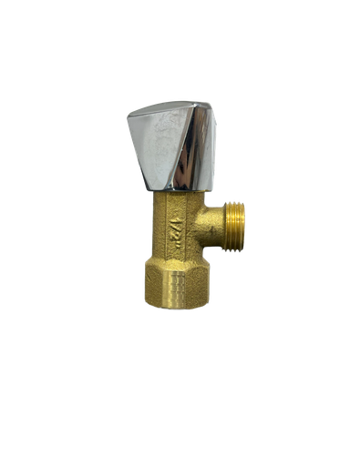 [2-558] LLAVE ARRESTO 1/2" x 1/2" SAT/COBRE GRINACA 2-558