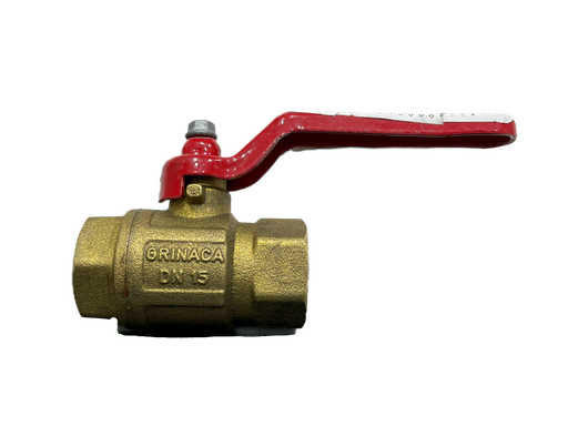 [2-569] VALVULA PASO BRONCE x 1/2" GRINACA 2-569