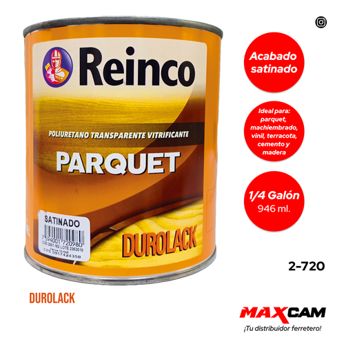 [2-720] POLIURETANO PARQUET SATINADO x 1/4 REINCO 2-720