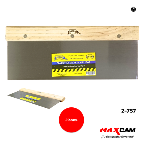 [2-757] PALUSTRA PARA ENCAMISAR 30 CM UNION K 2-757
