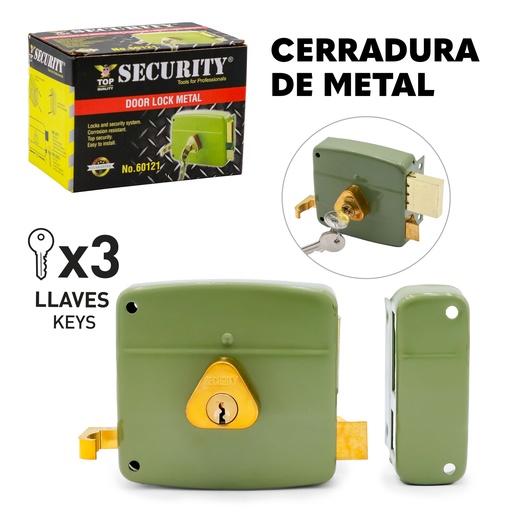 [3-022] CERRADURA CILINDRO FIJO SECURITY 3-022
