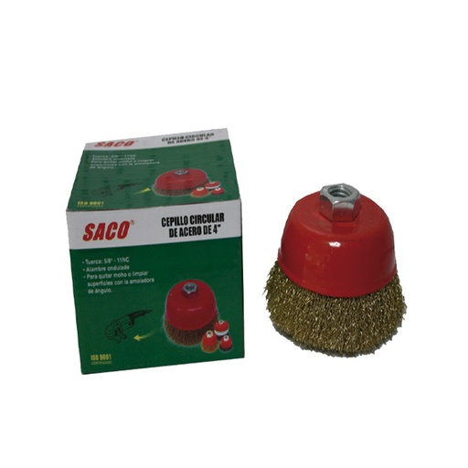 [3-076] CEPILLO CIRC ALAMBRE ONDULAD 5" x 5/8 MAXITOO 3-076