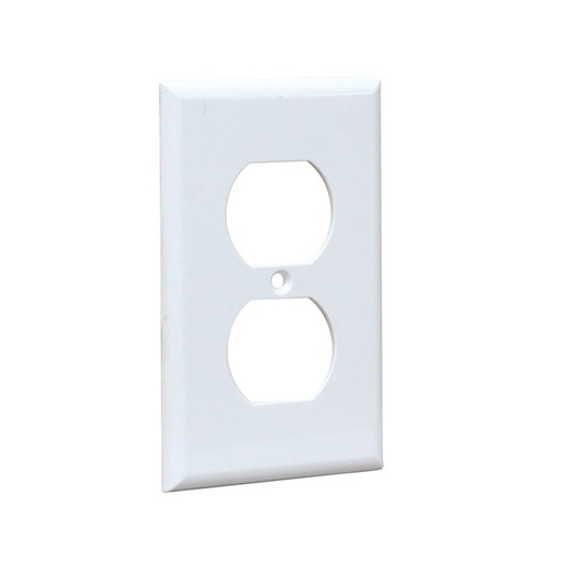 [3-109] TAPA P/TOMA DOBLE 270 BLANCA 3-109