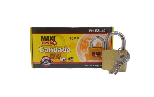 [3-119] CANDADO STANDARD x 40MM MAXI TOOLS 3-119