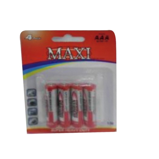[3-123] BATERIA AAA MAXI TOOLS x 4 UnidadesES 3-123