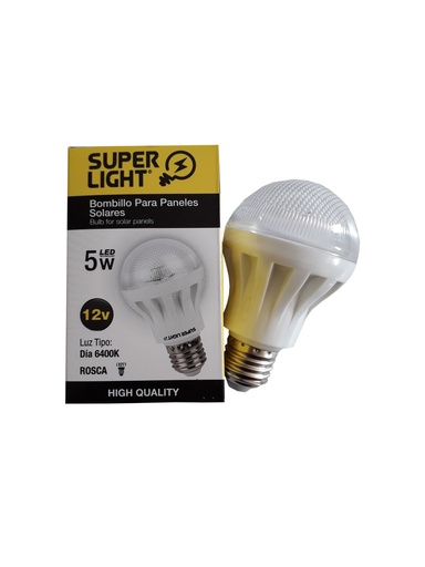 [3-582] BOMBILLO LED 5W 12V SUPER LIGHT 3-582