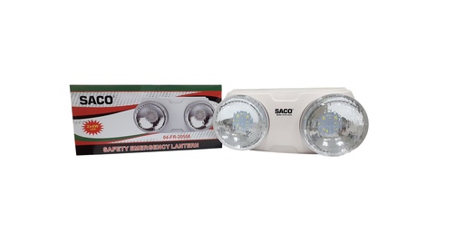 [3-630] LAMPARA DE EMERGENCIA LED 2 x 4W SACO 3-630