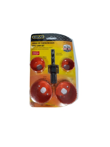 [3-640] JUEGO DE CORTACIRCULO COVO P/CERRADURA PUERTA 3-640
